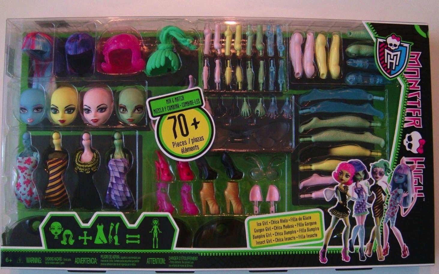 1 комплект, Розовая Одежда для куклы Monster High | AliExpress